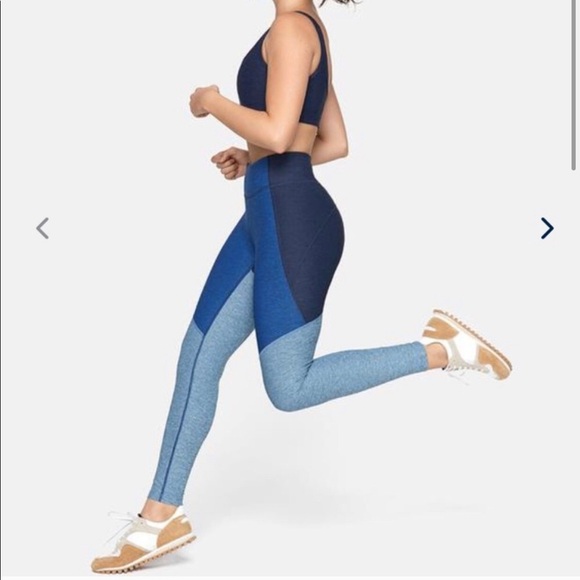 Outdoor Voices Pants - Outdoor Voices 7/8 Tritone Leggings in Navy/Deep Sea/Mist Size Medium